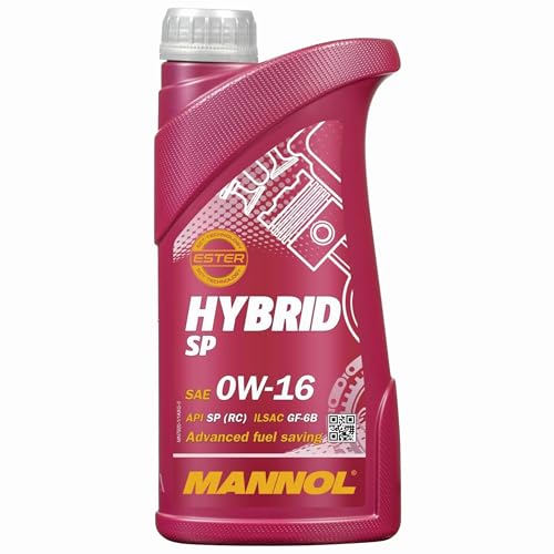 MANNOL 7920 Hybrid SP (1L) SAE 0W-16 API SP (RC) ILSAC GF-6B BI SYNTHETIC PETROL ENGINE OIL FOR CARS IMPORTED FROM GERMANY 1L (1, 1L) - Image 1