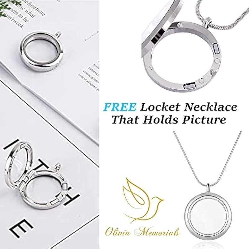 Arabest Purple Urn for Ashes Adult Male Female - Religious Cross - Free Pendant Necklace - Handcrafted Funeral Decorative Urn - Image 4