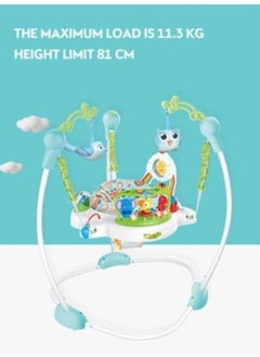 FULL JOY Baby Activity Jumper Bouncer, Infant Activity Center With Music, Lights And Sounds - 3 Adjustable Heights, 360° Rotation  - Image 2