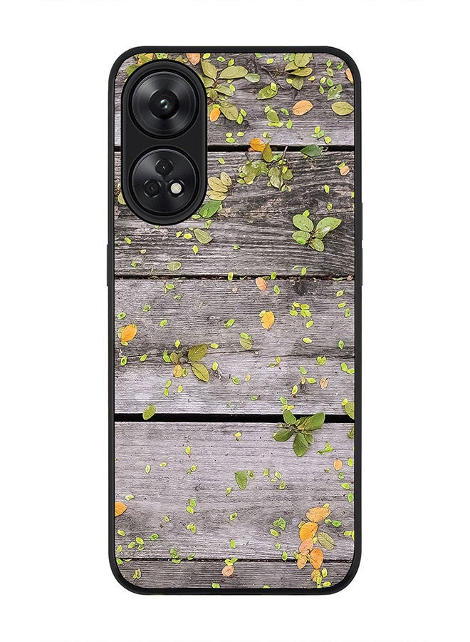 Stylizedd Rugged Black edge case for Reno 8T 4G Slim fit Soft Case Flexible Rubber Edges Anti Drop TPU Gel Thin Cover - Backyard Patio - Image 1