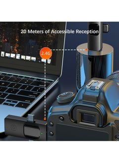 MMG Wireless Lavalier Microphone 3 in 1 for iPhone iPad USB C Smartphone Computer Camera, Plug and Play Intelligent Noise Reduction Mini Mic for Vlog YouTube TikTok Live Streaming (1 MIC)  - Image 3