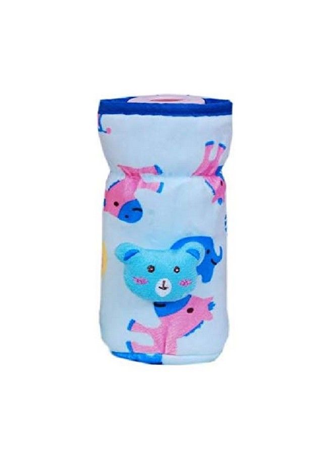 Alya Stretchable Soft Velvet Plush Attractive Overall Printed Animal Baby Feeding Bottle Cover With Holding Strap Suitable For 150Ml 220Ml 240Ml 250Ml Feeder Feeding Bottles(Pack Of 1) - Image 2