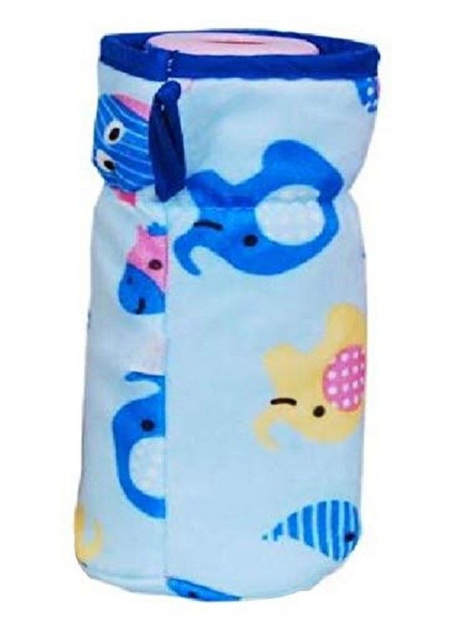 Alya Stretchable Soft Velvet Plush Attractive Overall Printed Animal Baby Feeding Bottle Cover With Holding Strap Suitable For 150Ml 220Ml 240Ml 250Ml Feeder Feeding Bottles(Pack Of 1) - Image 3