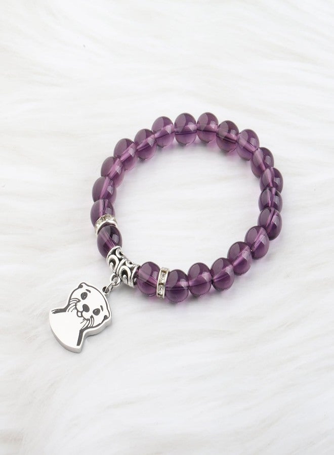 FAADBUK Otter Bracelet for Otter Lover - Animal Lover Gift (Otter Card) - Image 3