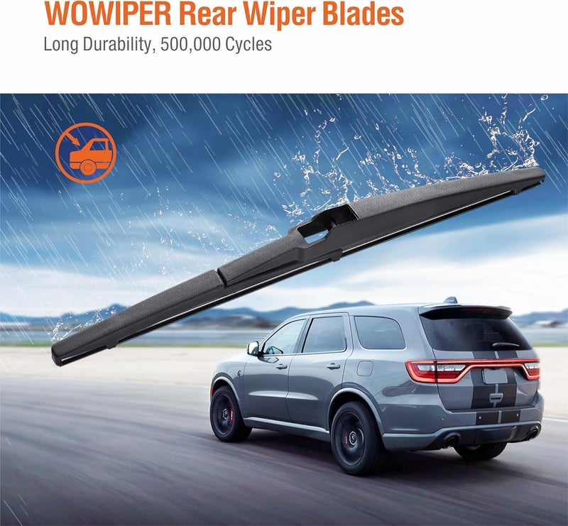 WOWIPER OEM 11 Inch Rear Wiper Blade Replacement for Jeep Grand Cherokee 2022-2014 Toyota Matrix 2008-2003KIA Rio 22-12 Sorento 15-10 Chevy HHR 11-06 Superior All-Seasons Windshield Wiper Blade（11-A） - Image 4