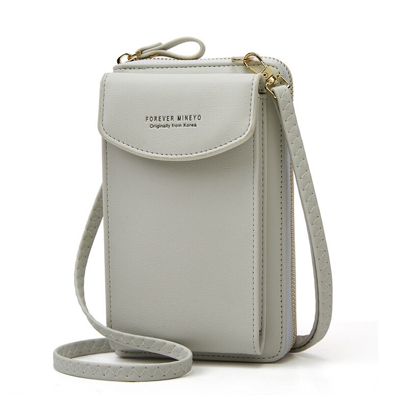 Multifunctional Solid Color PU Leather Wallet, RFID Blocking Design Portable Daily Storage Purse for Cards Cash Coin Business Use - Image 2