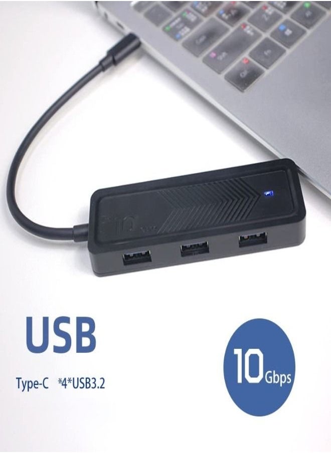 إكس أل تي 6 في 1 USB A Hub Multiport 10Gpbs يدعم USB 3.2 أجهزة التخزين SD TF قارئ بطاقات فتحة 4 منافذ USB 3.2  - Image 2