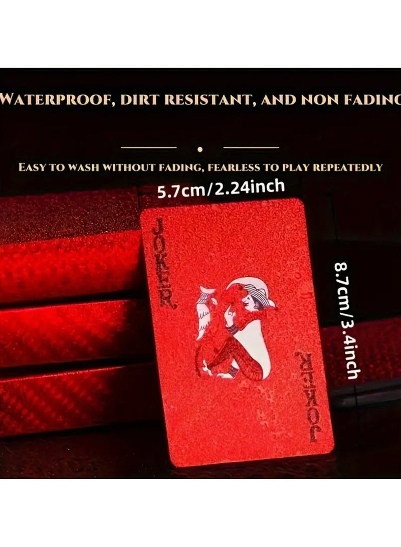 أوراق لعب مقاومة للماء | كروت لعب فاخرة | أوراق بلاستيكية للعب | ورق شدة قابل للغسل | أوراق لعب معدنية | أوراق لعب للحفلات | ألعاب طاولة | ورق لعب سميك | كوتشينة بلاستيك | أوراق شدة بتصميم فاخر | ورق بلوت | بلوت - Image 2