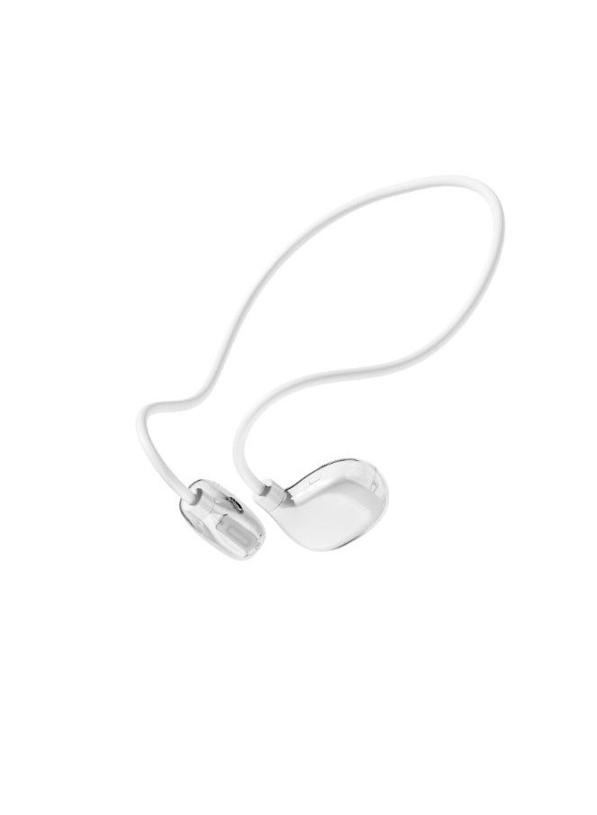 Celebrat Celebrat SE8 Open-Ear Sports Wireless Bluetooth Headset Air Conduction, Stereo Calls, Hanging Ear Design, Secure Fit, Noise Cancelling - White  - Image 2