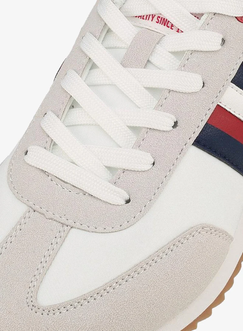 Lee Cooper WHITE Women Lace-Up Ankle Sneakers for Women | Best Price UAE