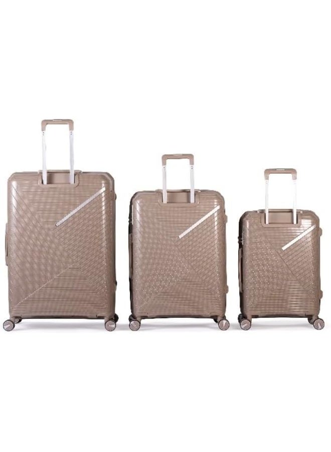 Premium 3-Piece Anti-Breakage Travel Bag Set - Ultra-Durable Hardshell Luggage Collection with Reinforced Structure - High-Impact Resistant Trolley Set with 360° Spinner Wheels - Image 3