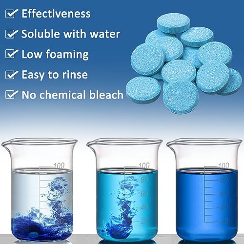 Beieverluck 400 Pieces Car Windshield Washer Fluid Concentrated Tablets Solid Windshield Effervescent Wiper Tablet for Car Room Kitchen Window Glass Cleaning - Image 4