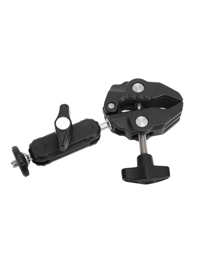 Super Camera Clamp Mount 360 Degree Ballhead Magic Arm Head Adapter for Display Monitors, Fill Lights, Cameras - Image 2