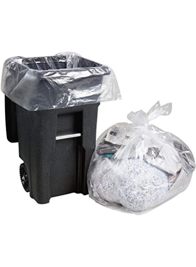 إس إن إتش باكينج أكياس قمامة شفافة، عبوة من 10 قطع، 95 × 120 سم، أكياس سلة مهملات المطبخ سعة 70 جالونًا - Image 5