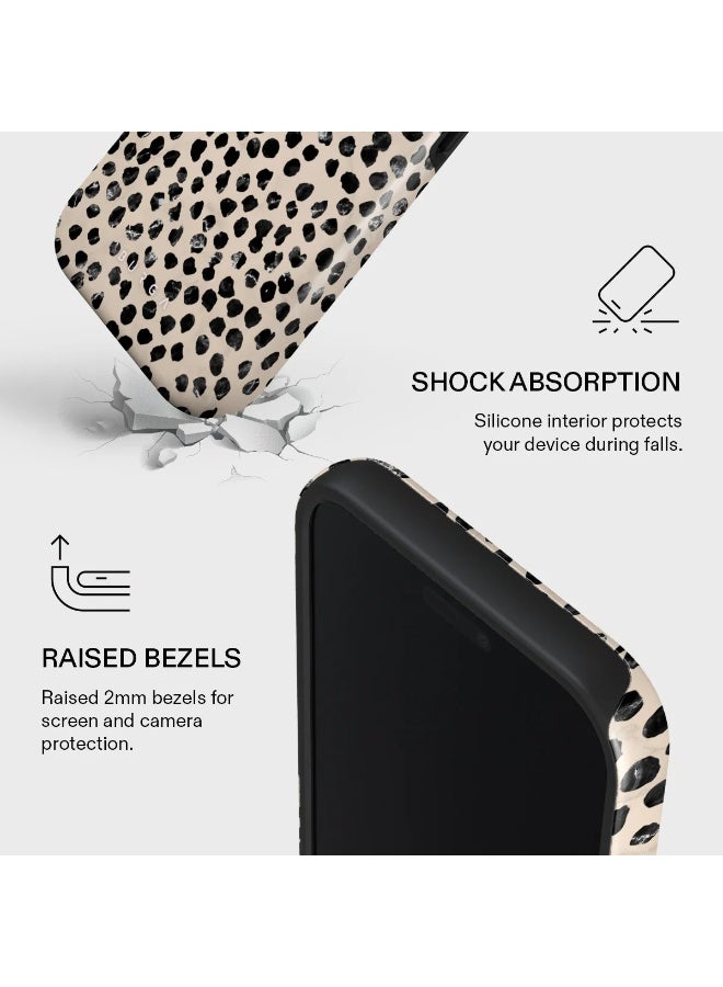 Burga iPhone 17 Pro Almond Latte Premium Case Compatible with Hybrid Dual-Layer Hard Shell + Silicone Protection - Scratch-Resistant Shockproof Mobile Cover - Image 4