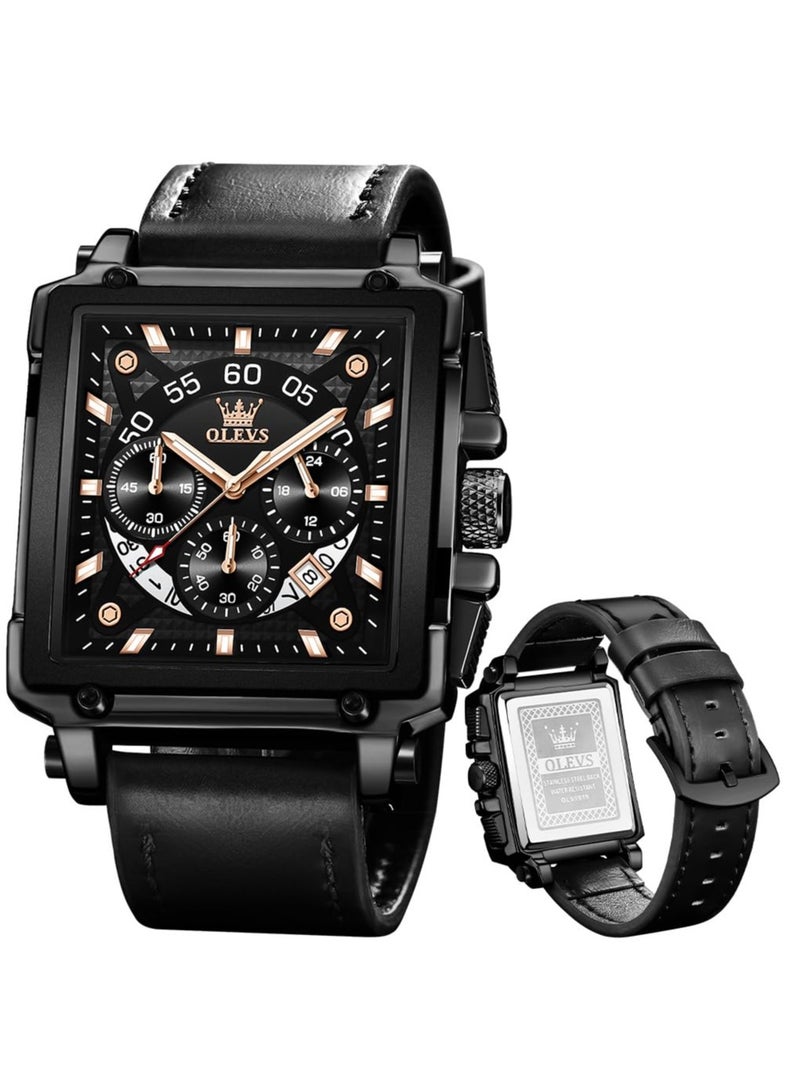 OLEVS Men's Fashion Stainless Steel Chronograph Waterproof Men's Watch 9919 - Image 1