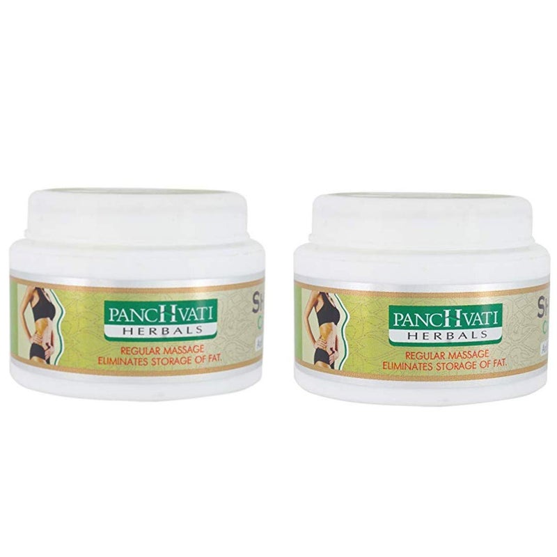 Panchvati Herbals Anti Cellulite Shape Cream Specially Meant For Stomach, Hips, Thighs & Arms Tightens And Tones Body Parts Cuts Stubborn Fat From Problem Areas 100 Gm Pack Of -2 - Image 2