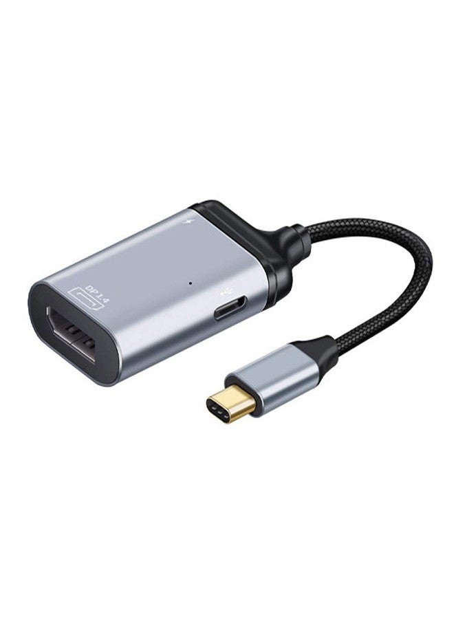 xiwai USB-C Type C to Displayport Monitor Converter Adapter 4K 2K 60hz with Female PD Power Port - Image 1