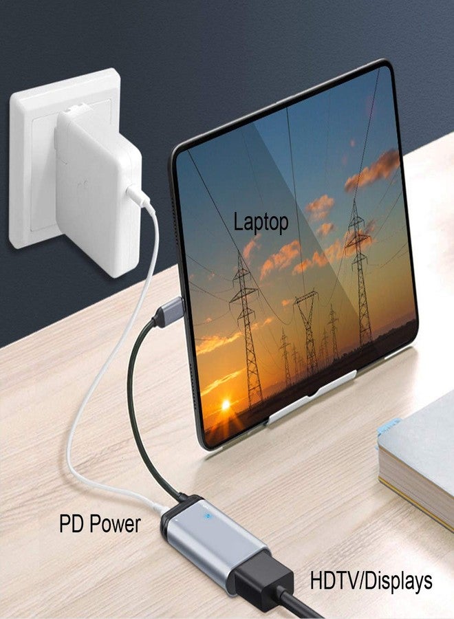 xiwai USB-C Type C to Displayport Monitor Converter Adapter 4K 2K 60hz with Female PD Power Port - Image 5