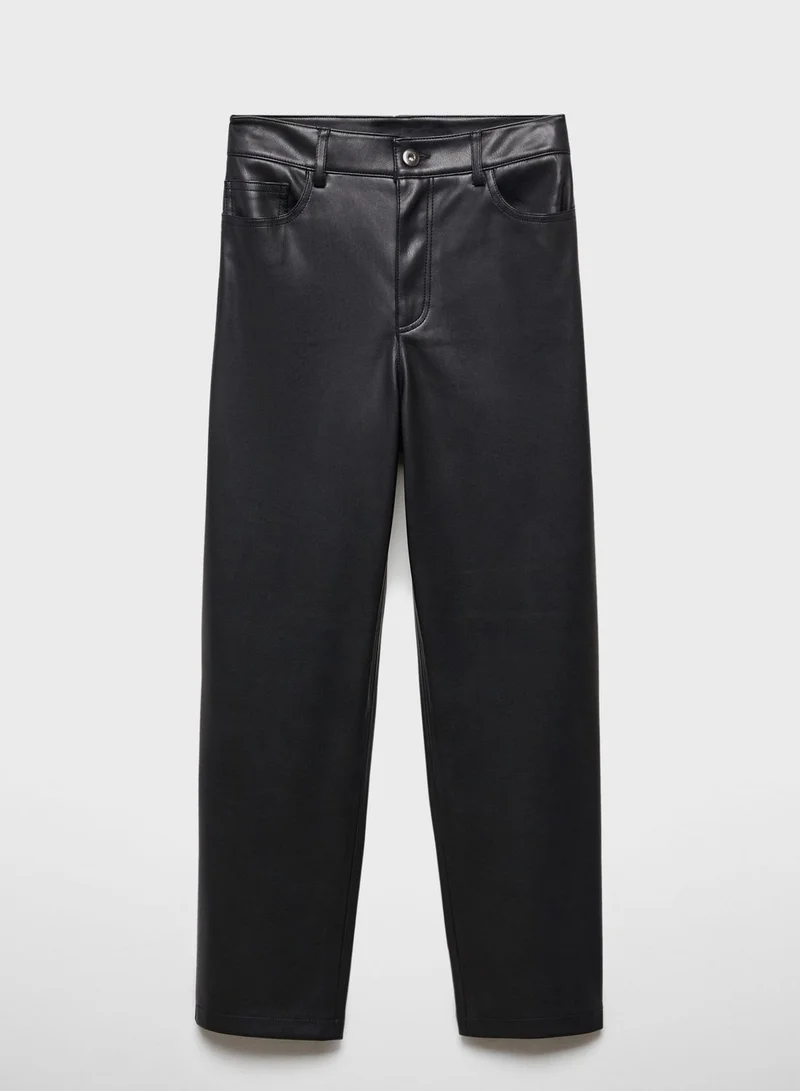 MANGO High Waist Pants