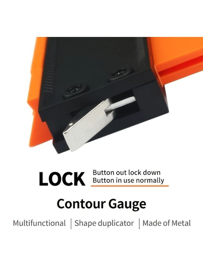10 Inch Locking Contour Gauge Heavy Duty Precision Measurement Tool For Woodworking - Image 5