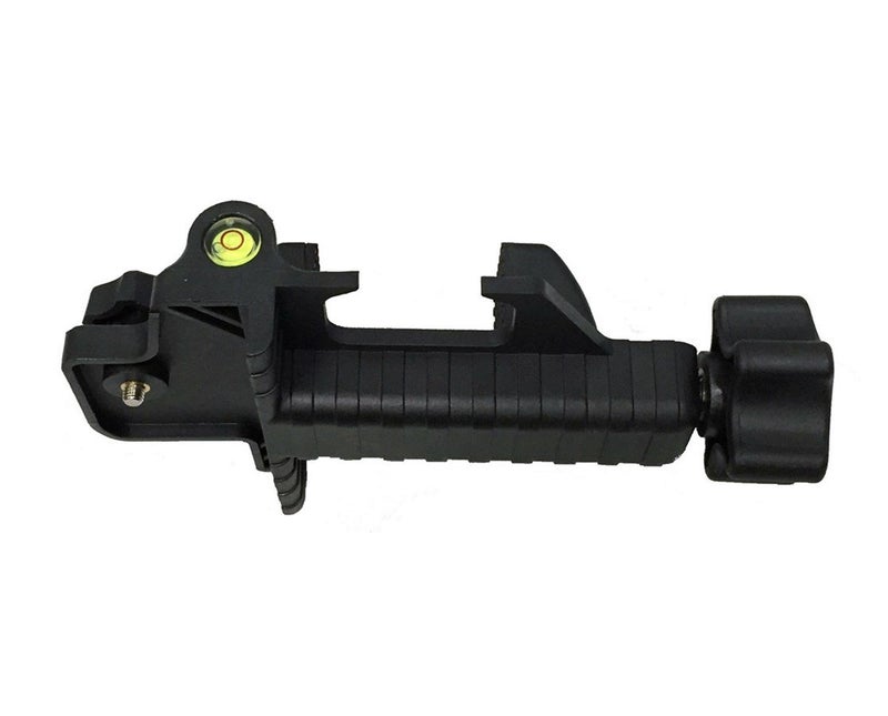 AdirPro Laser Detector Mounting Clamp for LD-8 & LDG-8 | Built-In Bubble Level | Adjustable Clamp Compatible with Prism Poles, Grade Rods & Tripods - Image 5