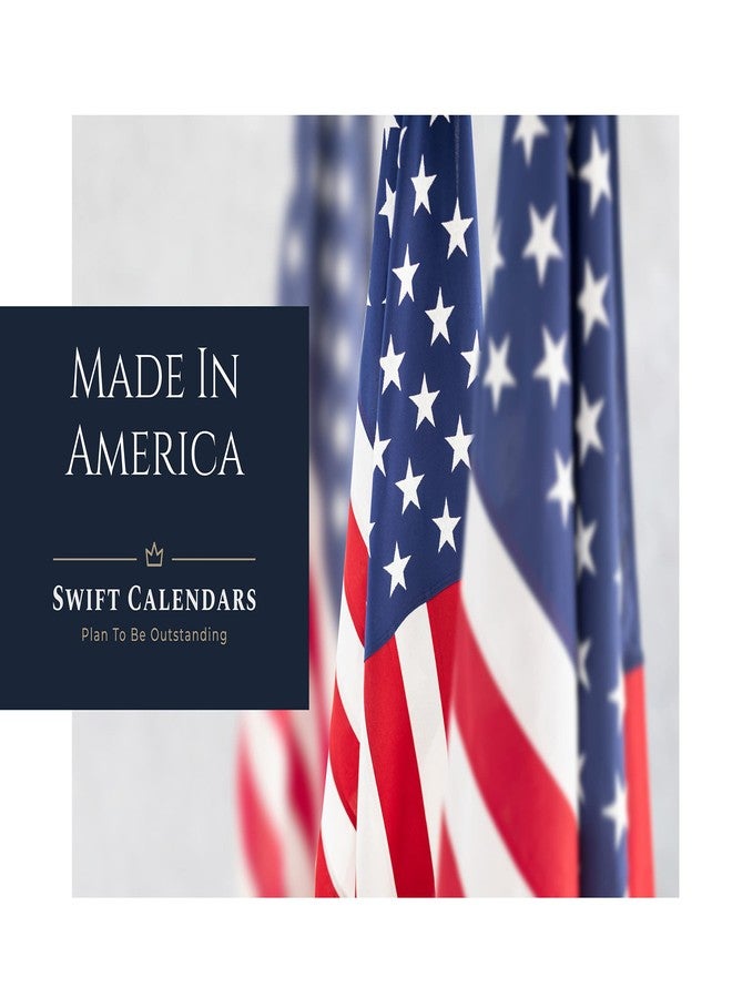 Swiftmaps SwiftGlimpse 2026 Wall Calendar, 24" x 36" Designer Series, Large, Erasable, Yearly Wall Planner (Brushed Metal) - Image 4
