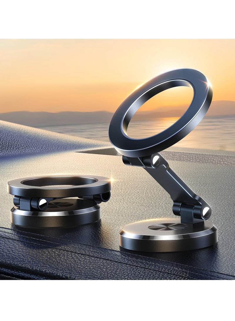 General Magsafe Car Mount, 360° Rotation All-Metal Magnetic Phone Holder for Car, Strong Magnets iPhone Car Holder Hands Free Phone Mount for Car Dash Fit for iPhone  - Image 1