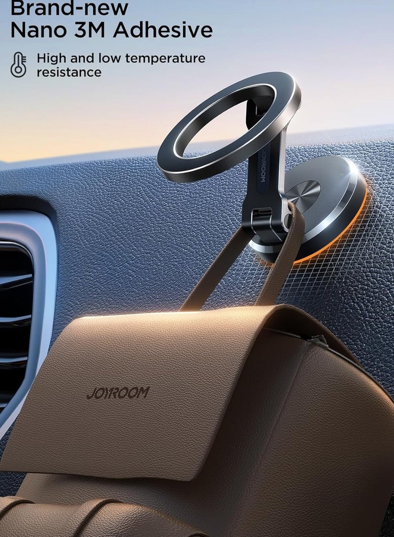 General Magsafe Car Mount, 360° Rotation All-Metal Magnetic Phone Holder for Car, Strong Magnets iPhone Car Holder Hands Free Phone Mount for Car Dash Fit for iPhone  - Image 5