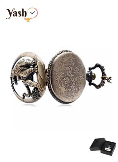 YASH Yash Tiger Design Quartz Pocket Watch  - Image 5