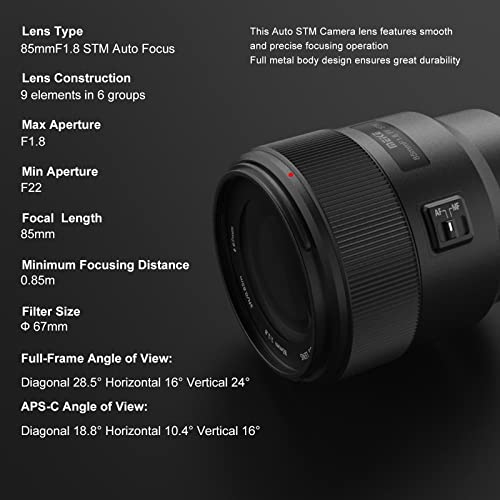 Meike 85mm F1.8 SE II STM Nikon Z Mount Lens, Auto Focus Medium Telephoto Full Frame Portrait Lens Compatible with Nikon Z Mount Cameras Z50, Z5, Z6, Z7 (𝐮𝐩𝐠𝐫𝐚𝐝𝐞𝐝) - Image 5