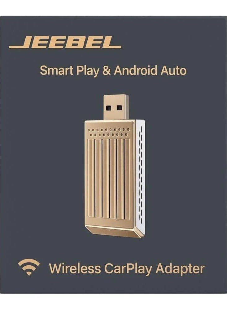 جيبيل Jeebel CarPlay Pro V3.0 – محول ذكي لتحويل سيارتك إلى تجربة قيادة لاسلكية بالكامل مع دعم Apple CarPlay و Android Auto – تشغيل التطبيقات والموسيقى والمكالمات بسهولة عبر الشاشة – تصميم مدمج سريع الاستجابة - Image 4