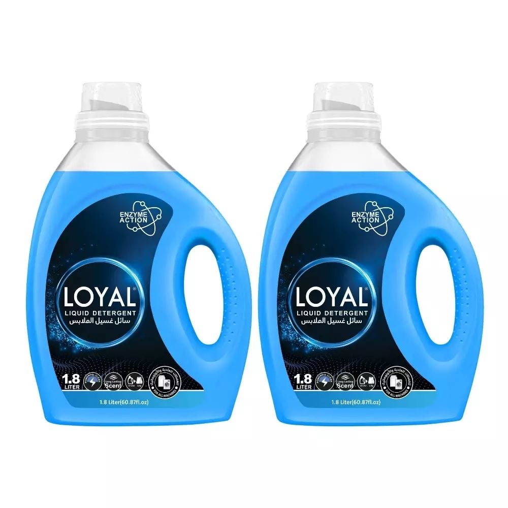Loyal Liquid Laundry Detergent For Regular And Automatic Washing Machine- 2X1.8Ltr