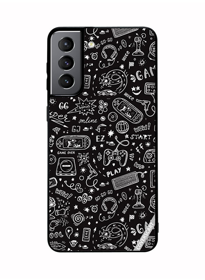 Protective Case Cover For Samsung Galaxy S21 5G Layer Design Multicolour