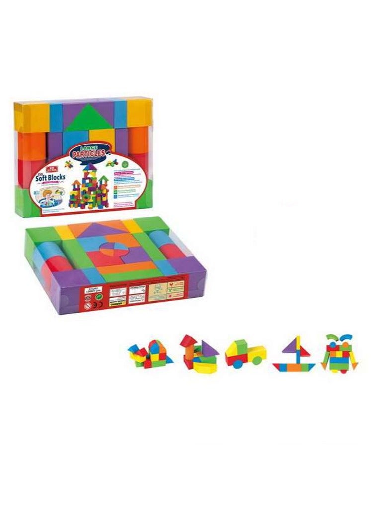 إيفا 29 قطعة من لعبة مكعبات البناء الإسفنجية للأطفال - Image 1