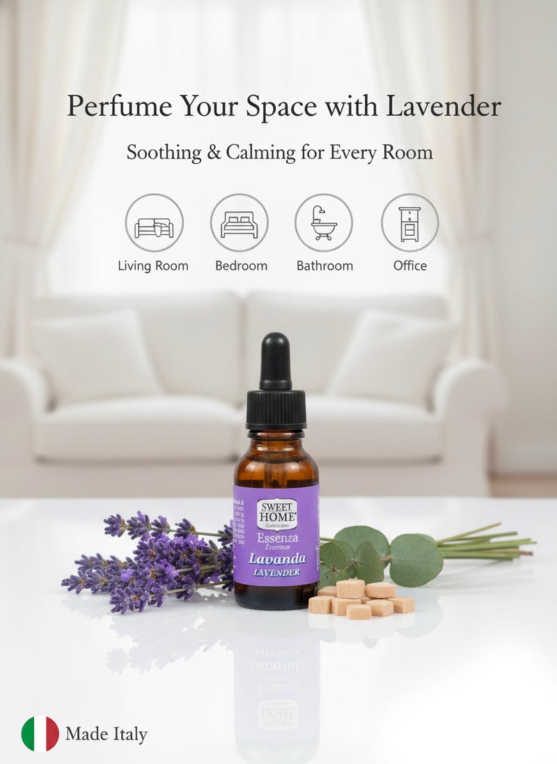 سويت هوم إسنسز - زيت عطري برائحة اللافندر، ١٥ مل | رائحة زهرية مريحة للفواحات والشموع ومعطرات المنزل | رائحة لافندر أساسية مهدئة نقية لتخفيف التوتر وأجواء هادئة - Image 2