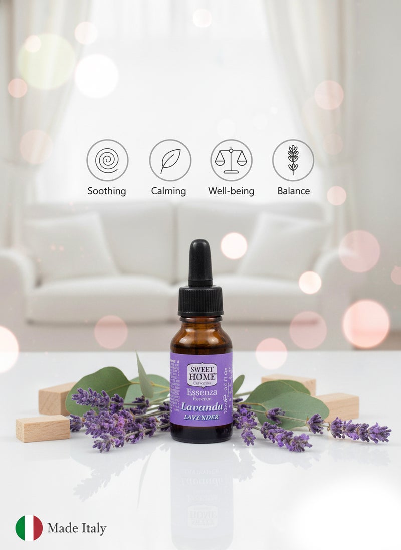 سويت هوم إسنسز - زيت عطري برائحة اللافندر، ١٥ مل | رائحة زهرية مريحة للفواحات والشموع ومعطرات المنزل | رائحة لافندر أساسية مهدئة نقية لتخفيف التوتر وأجواء هادئة - Image 4