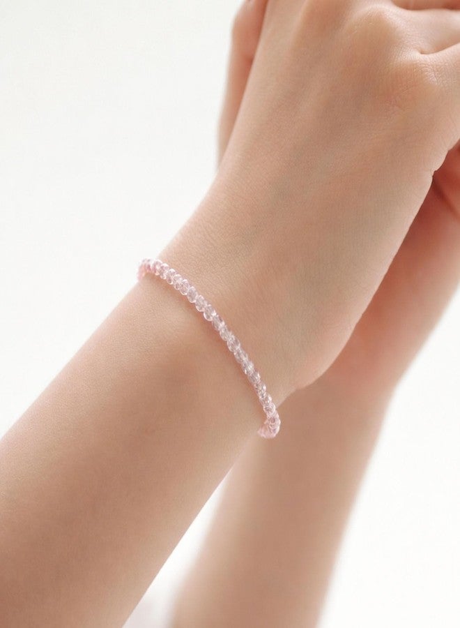 YiCan 1 - Pair Anklet Combo for Women - Trendy Dhan Yog, Rose Quartz, Evil Eye, triple protection Payal Set | Stylish Dailywear & Ethnic Anklets | Traditional Foot Jewelry for Girls & Ladies Anklet for Women, Single | Gifts for Women & Girls (Rose Quartz) - Image 5
