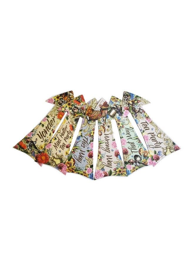 ASVP Shop - Alice In Wonderland Party Vintage Style Arrow Signs/Mad Hatters Tea Party Props Pack Of 12 Signs - Image 1
