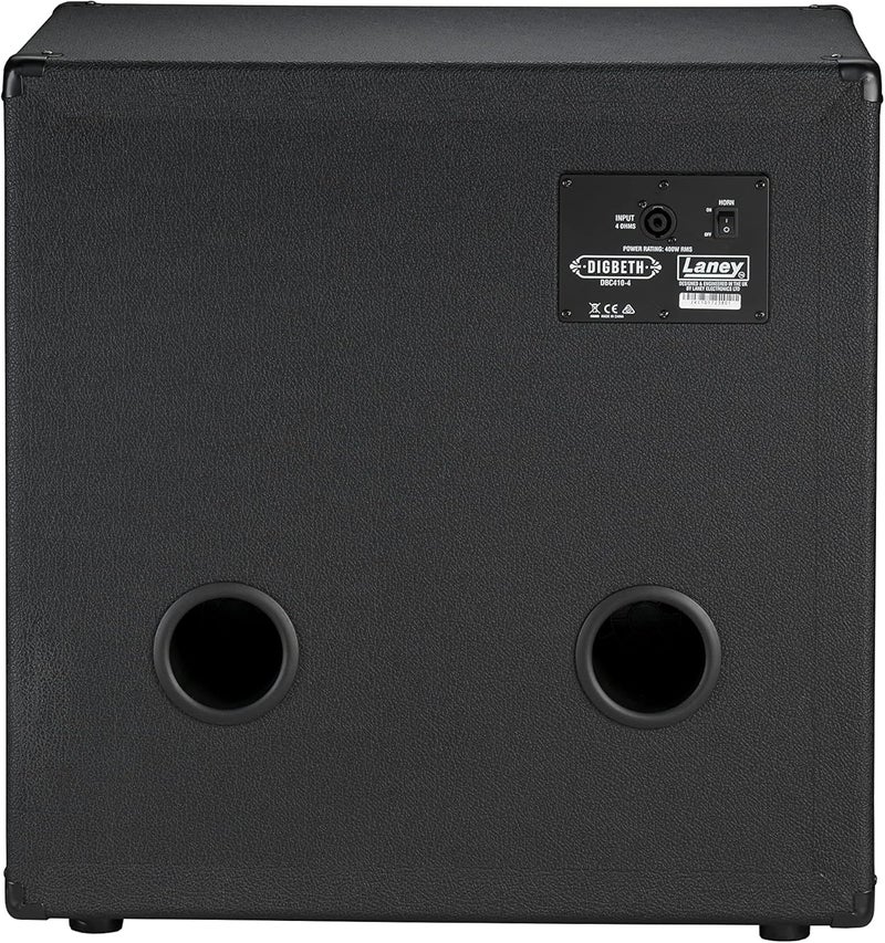 Laney Digbeth DBC410-4 Compact Bass Cabinet with 4 x 10 Inch HH Blue Label Woofers and Horn, 4 Ohm, Black - Image 3