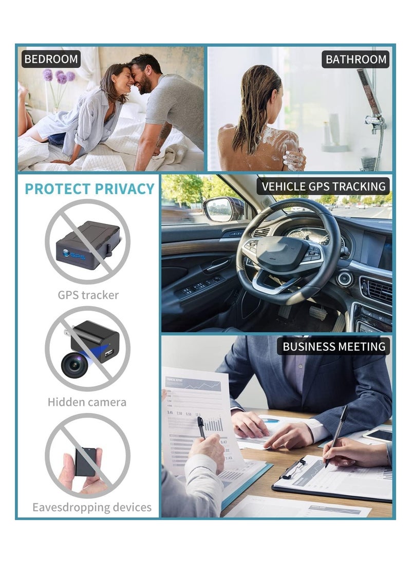 KASTWAVE - Camera Detectors, Professional Anti Detector, for Tracker Device, Portable for Car,Office,Travel, Hidden Devices Detector, for Hotel, Car, Office, Travel, RF Signal, IR laser Detector - Image 1