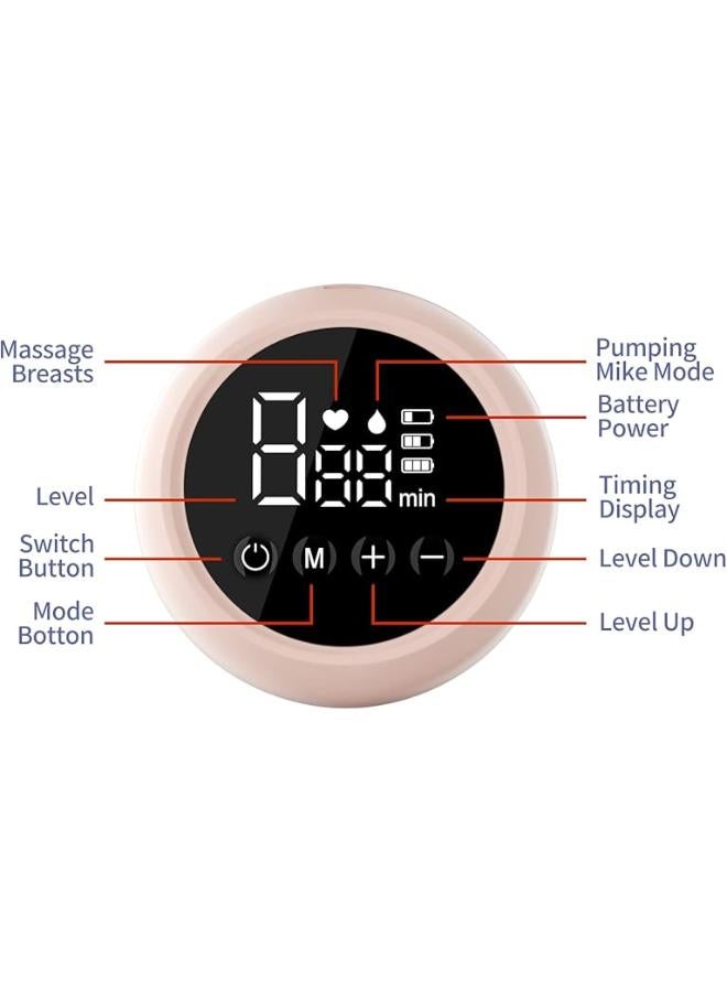 مضخة ثدي كهربائية مزدوجة مع وضعين و9 مستويات (وردي) - Image 2