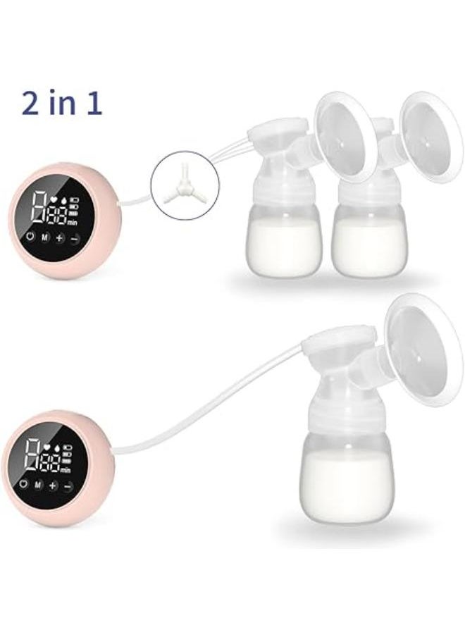 Double Electric Breast Pump with 2 Modes & 9 Levels (Pink) - pzsku/Z384E956C1AE251602818Z/45/_/1721040755/e0847b51-2455-4d33-8329-5c8d214db194