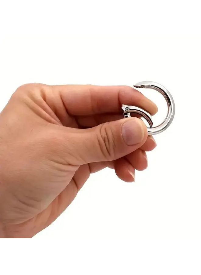 40 قطعة من مشابك الزنك السبائكي بحلقة O زنبركية كبيرة، خطاطيف تحرير سريع متينة، مشابك معدنية قوية - Image 5