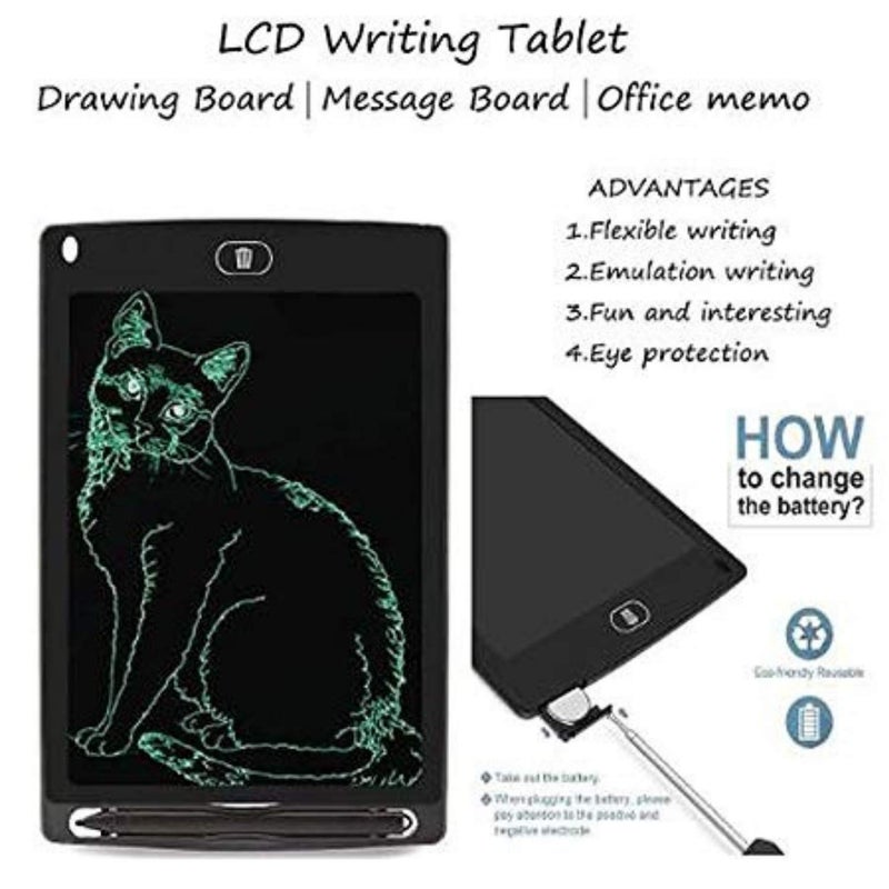 Inditradition Magic Slate 8.5-inch LCD Writing Tablet Pad with Stylus Pen | for Drawing, Playing, Noting by Kids & Adults (Multicolor) - Image 3