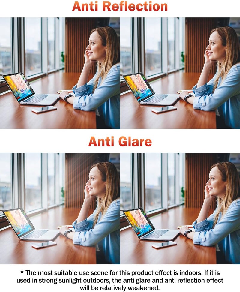 FFORITO 2-Pack Anti Blue Light Matte Laptop Screen Protector Compatible with 2024-2021 MacBook Pro 16 inch M4 M3 M2 M1 Pro/Max, Eye Protection Anti Glare Computer Screen Cover - Image 3