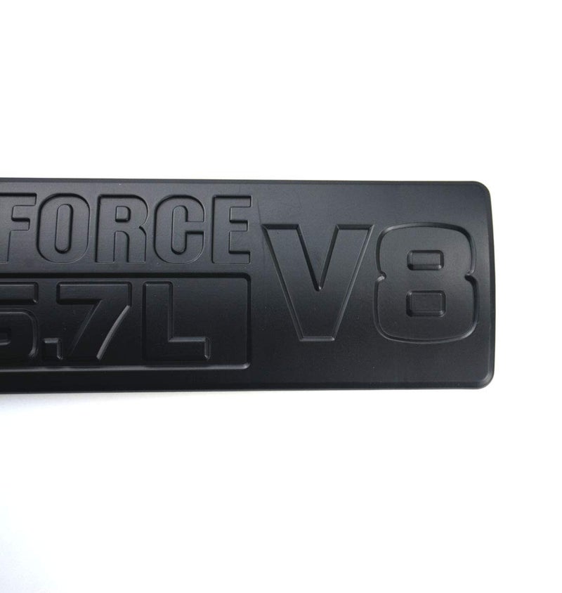 EmbRoom 2pcs IFORCE 5.7L V8 Badge Side Emblem, 3D Door Badge NamePlate Decals Stickers Replacement for IFORCE (Black) - Image 4