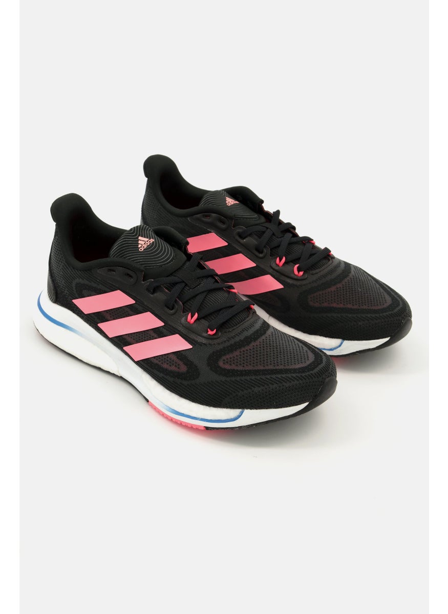 Adidas - Women Lace Up Super Nova Running Shoes, Black - Image 1