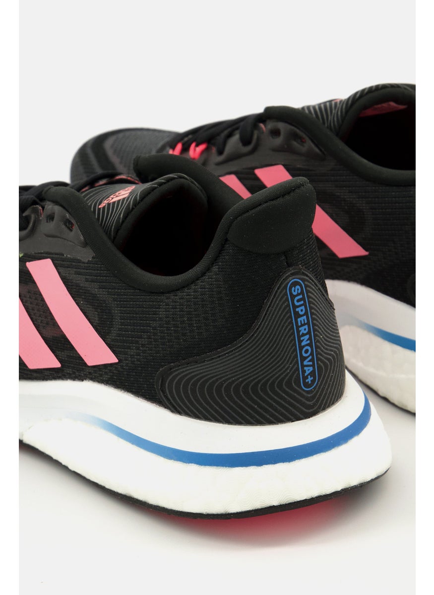 Adidas - Women Lace Up Super Nova Running Shoes, Black - Image 1