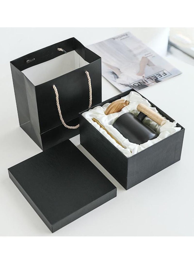 Coffee Mug With Lid Spoon Gift Box And Tote Bag  - Image 2